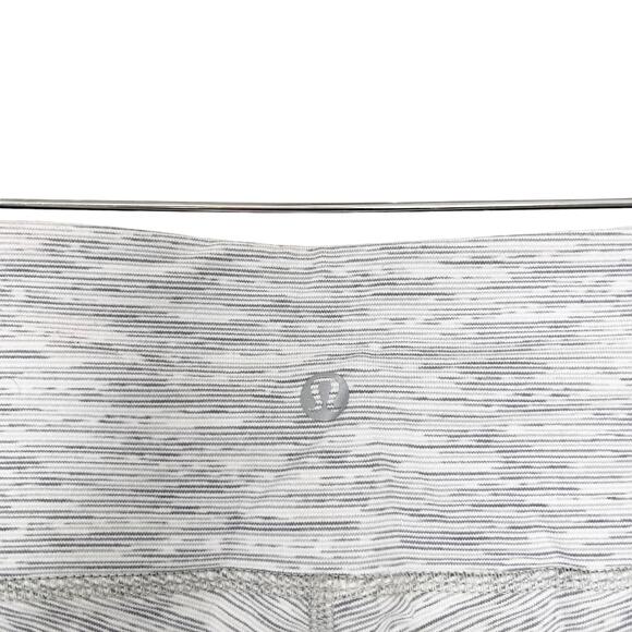 Lululemon Wunder Under Crop III We Are From Space Nimbus Battleship Sz 6 - Picture 5 of 6